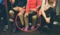 This Photo With A Red Circle Taken In A Subway Is Confusing Internet Users