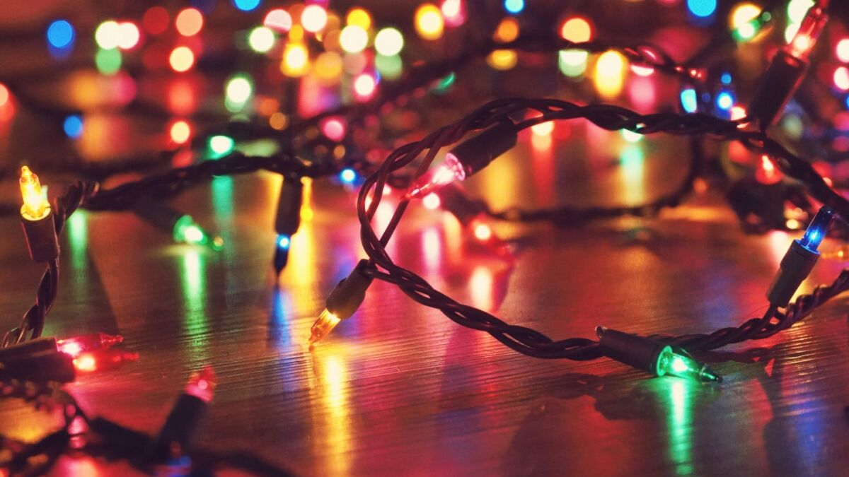 Christmas lights Here's how one broken bulb can a major hazard