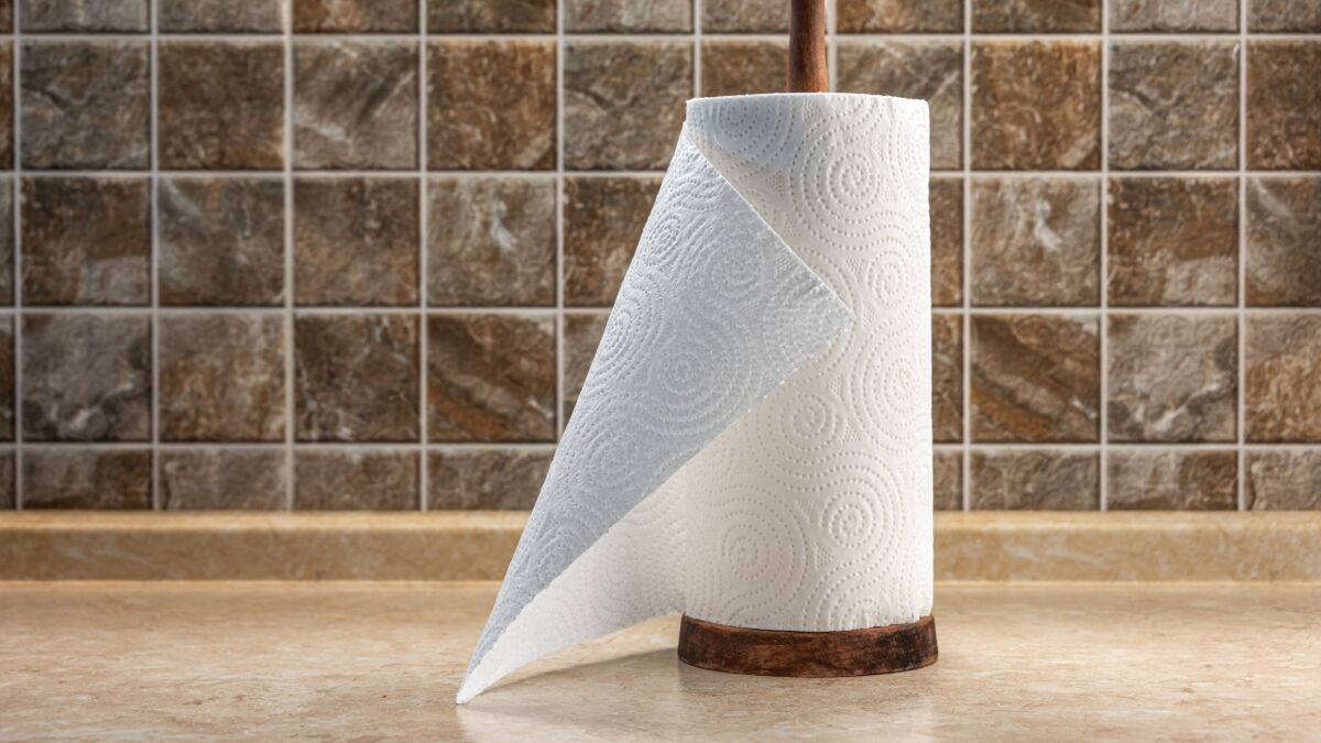 Paper towel holders: The secret storage function you never knew about