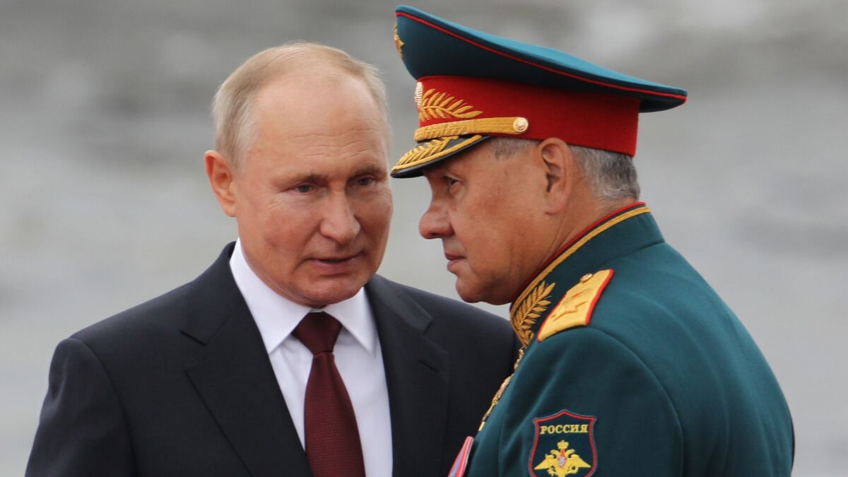 Vladimir Putin: His defence minister Sergei Shoigu suffered a ...