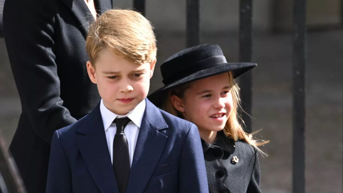 Here’s why Prince George wore a navy-blue suit to the Queen’s funeral