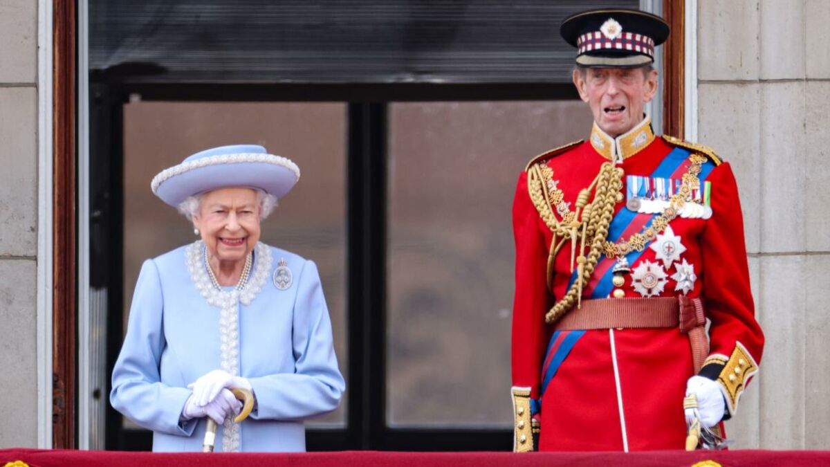 The Queen: Who was the Royal standing next to the monarch during ...