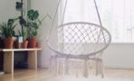 This hanging macrame chair from B&M costs just £30