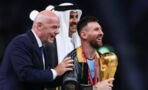 This is what Lionel Messi was wearing when he lifted the World Cup for Argentina