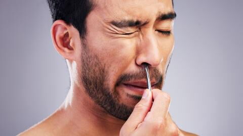Plucking your nose hairs: Here's why you should not be doing it