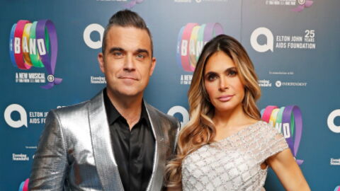 Robbie Williams and Ayda Field introduce their new baby
