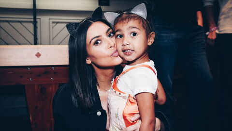 Kim Kardashian let North do her makeup and the results were hilarious