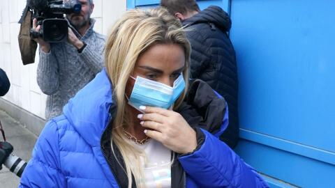 Katie Price: Model spotted with two black eyes and swollen face