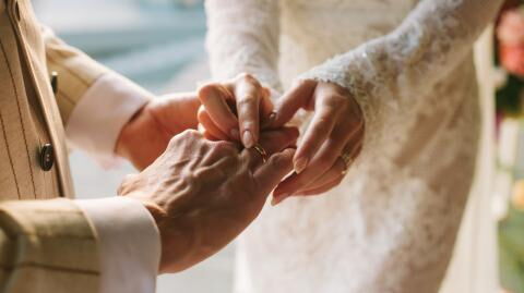 This couple loved their local supermarket so much they got married in it