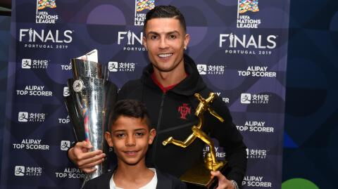 Cristiano Ronaldo shares surprising photo of his son