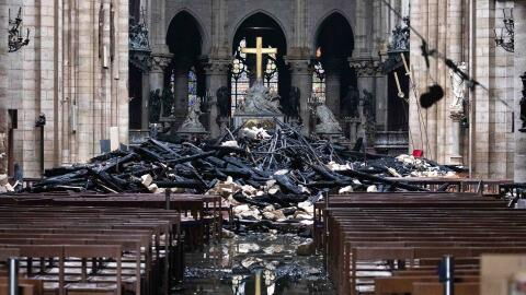 Mysterious sarcophagi in Notre Dame have been opened, revealing this