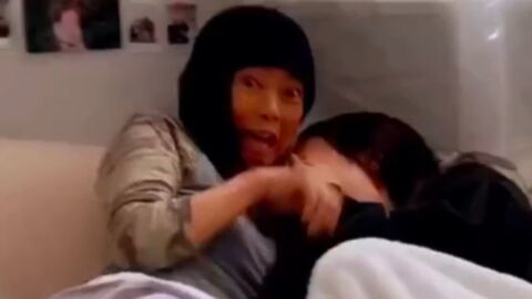 He accidentally got naked in front of his girlfriend's mom