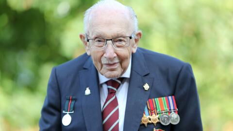 Captain Sir Tom Moore admitted to hospital after contracting COVID-19