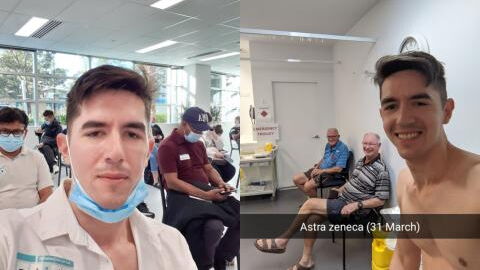 COVID: Man receives four doses of vaccine for 'best possible protection'