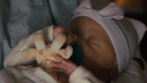 This couple made an unusual decision after using a surrogate mother to have a baby