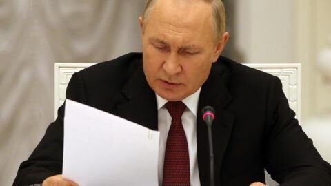 Vladimir Putin accuses West of 'nuclear blackmail' and threatens to use weapons of destruction