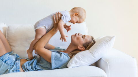 One baby had to fight to keep her eyesight after receiving a kiss from her mother