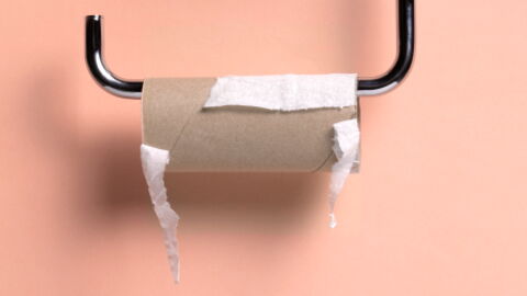 One mum's toilet paper hoard is destroyed as her kids threw them in the bath