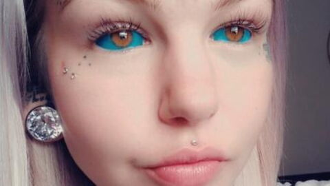 Addicted To Tattoos: She Tattooed Her Eyeballs And Ended Up Blind