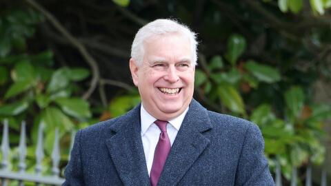 Prince Andrew’s beaming smile at St George’s Chapel triggers criticism from Jeffrey Epstein victim