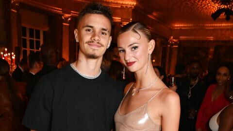 Romeo Beckham spotted holding hands with Mia Regan weeks after announcing split