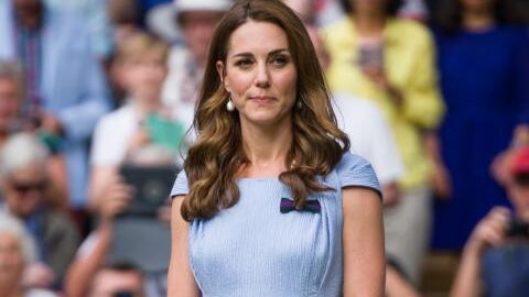 Kate Middleton pictured smiling during farm shop outing with Prince William