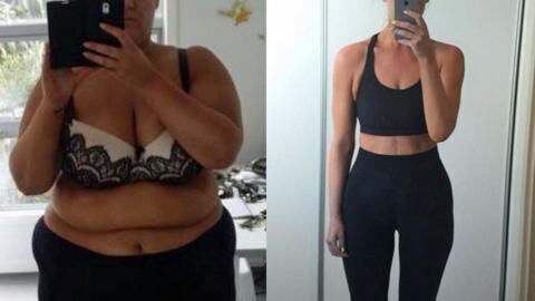After losing half her bodyweight, this woman's photos got a shocking reaction online