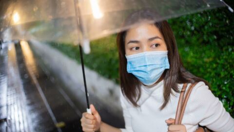 Coronavirus: How to take proper care of your mask in the rain