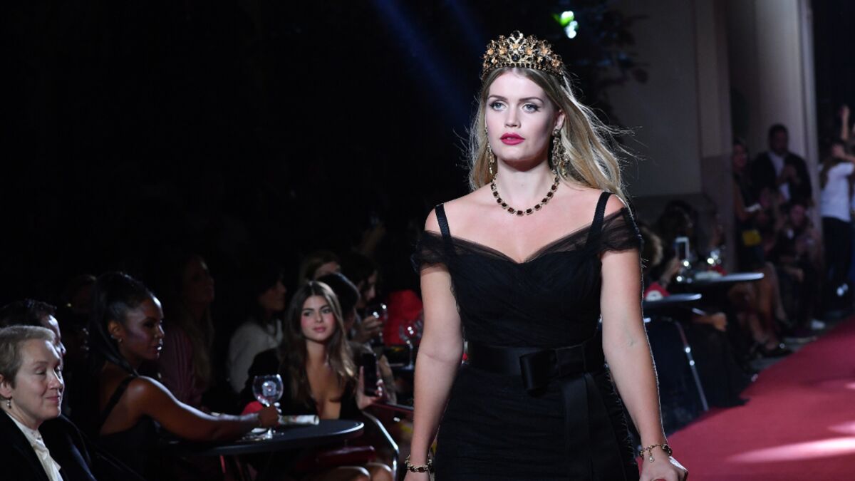 Kitty Spencer Looks Stunning For Dolce & Gabbana