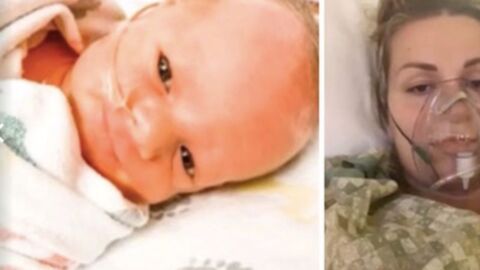 Mother Reunites With Her Newborn Baby After Giving Birth in a Coma With Coronavirus