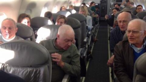 When their flight was delayed, these passengers received an incredible surprise