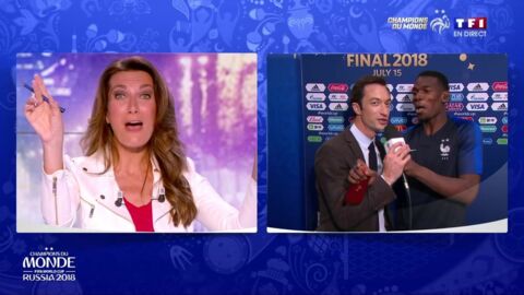 Anne-Claire Coudray revient sur le tacle raté de Paul Pogba durant la Coupe du Monde 2018