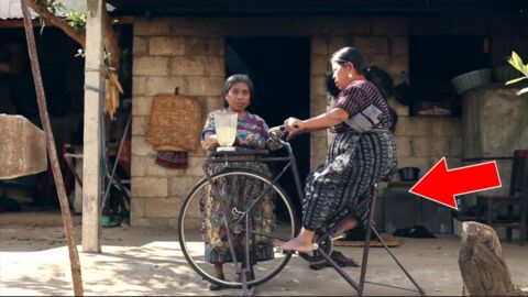 Au Guatemala, une ONG recycle de vieux vélos en véritables appareils électroménagers