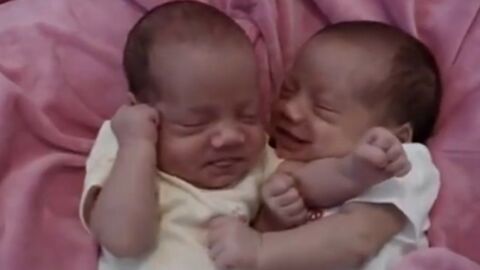 Ces bébés jumeaux ne veulent pas se séparer