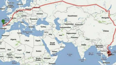 Le voyage en train le plus long du monde : rejoindre le Vietnam en partant du Portugal