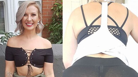 en legging transparent