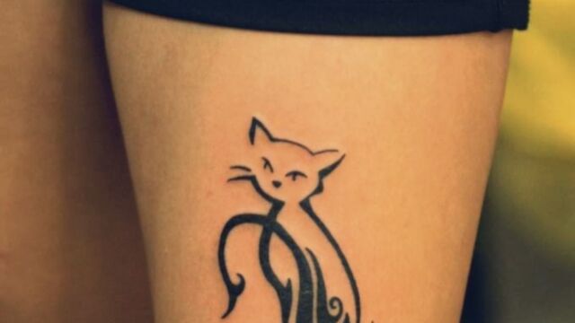 Tatouage Chat Modeles Adorables Pour Femme