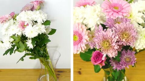 Vous aimez les fleurs ? Cette astuce va rendre vos bouquets beaucoup plus jolis !