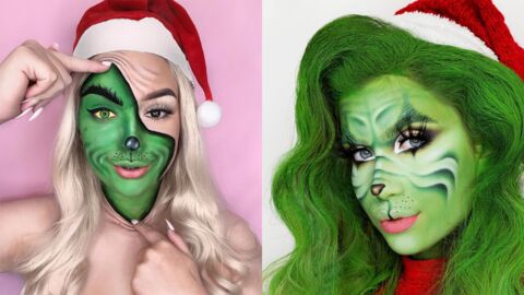 Elles adoptent toutes le make-up Grinch pour Noël