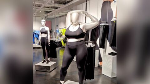 Nike installe des mannequins grande taille dans ses magasins !