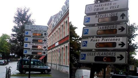 Lille : un hacker pirate les panneaux de parking