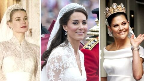 De Kate Middleton à Grace Kelly : les plus belles robes de mariée royales