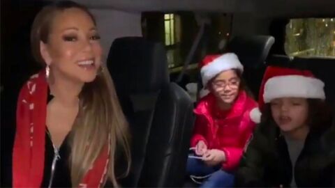 Mariah Carey chante "All I Want For Christmas Is You" avec ses jumeaux, mais un détail scandalise les internautes