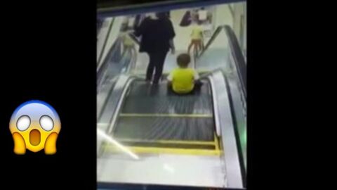 Voici pourquoi il ne faut jamais laisser votre enfant s'asseoir dans l'escalator !