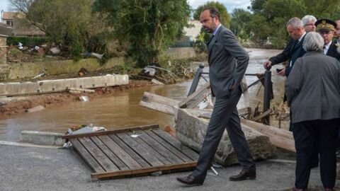 Inondations dans l'Aude : une photo d'Edouard Philippe crée la polémique
