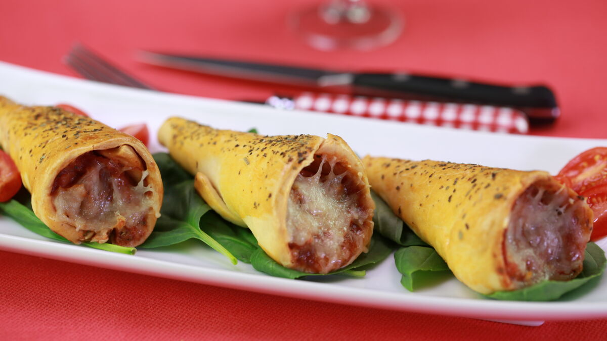 La recette des pizza en forme de on change la forme mais c'est