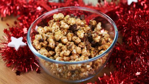 La recette du pop corn spécial fêtes à déguster devant les films de Noël