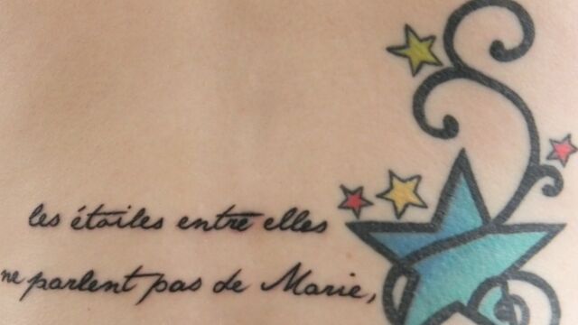 Tatouage Phrase Idees D Ecriture Sur Les Parties Du Corps