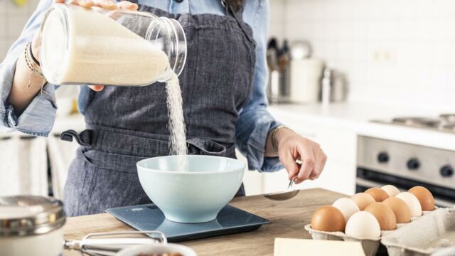 Balance de cuisine numérique avec bol amovible de 1,2 litre jusqu