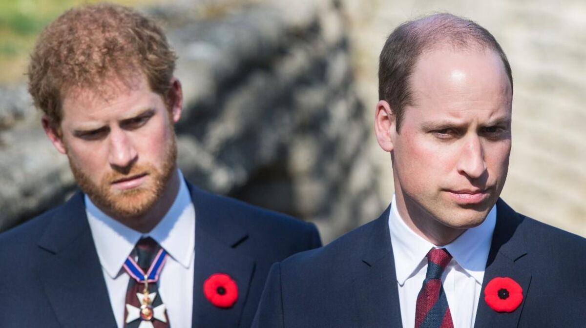 Le Prince Harry et le Prince William en deuil suite au décès de leur oncle Lord Robert Fellowes Le Prince Harry et le Prince William en deuil suite au décès de leur oncle Lord Robert Fellowes